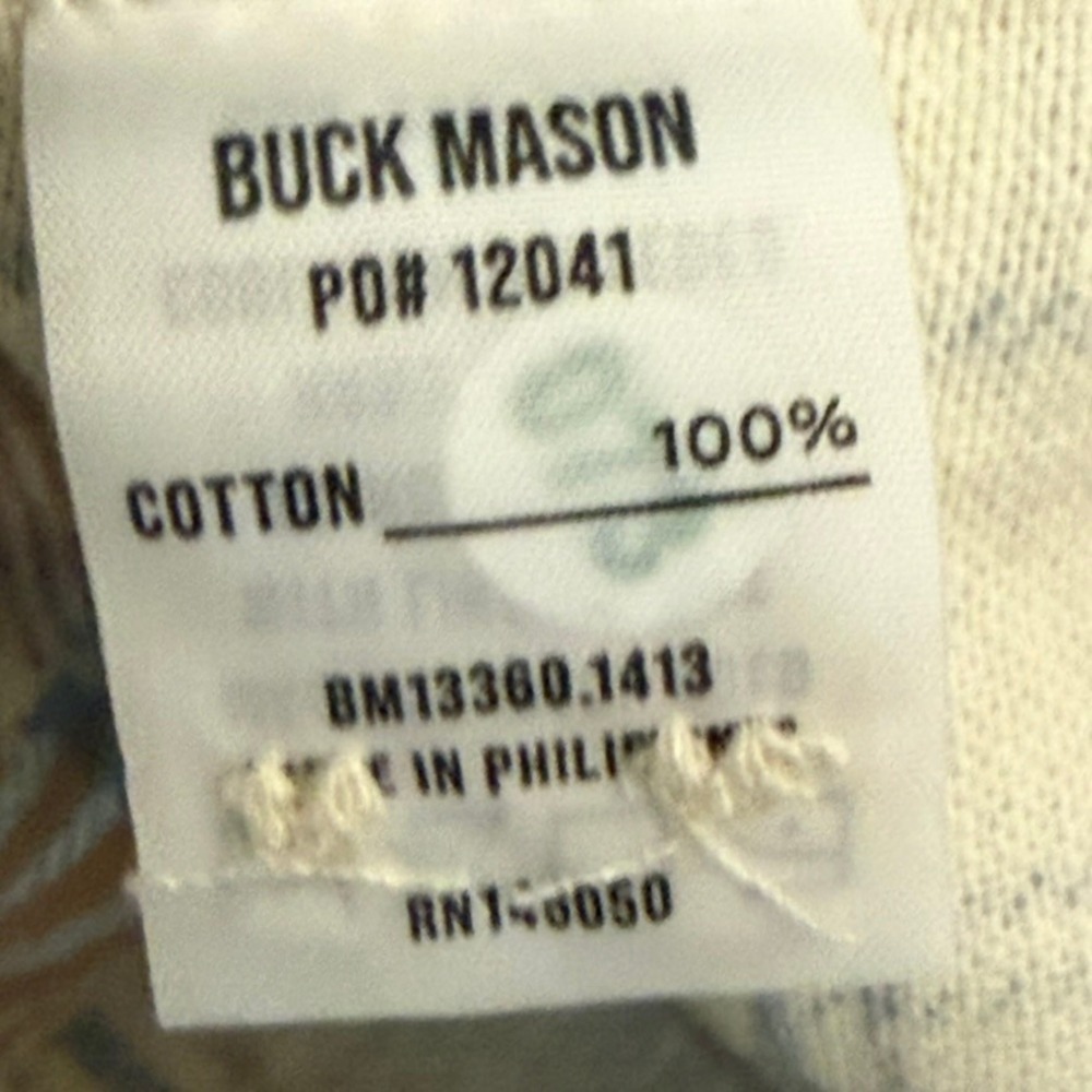 Buck Mason Men Amberwave Plaid Case Study Camp Shirt Long Sleeve M Americana NWT - Picture 9 of 12